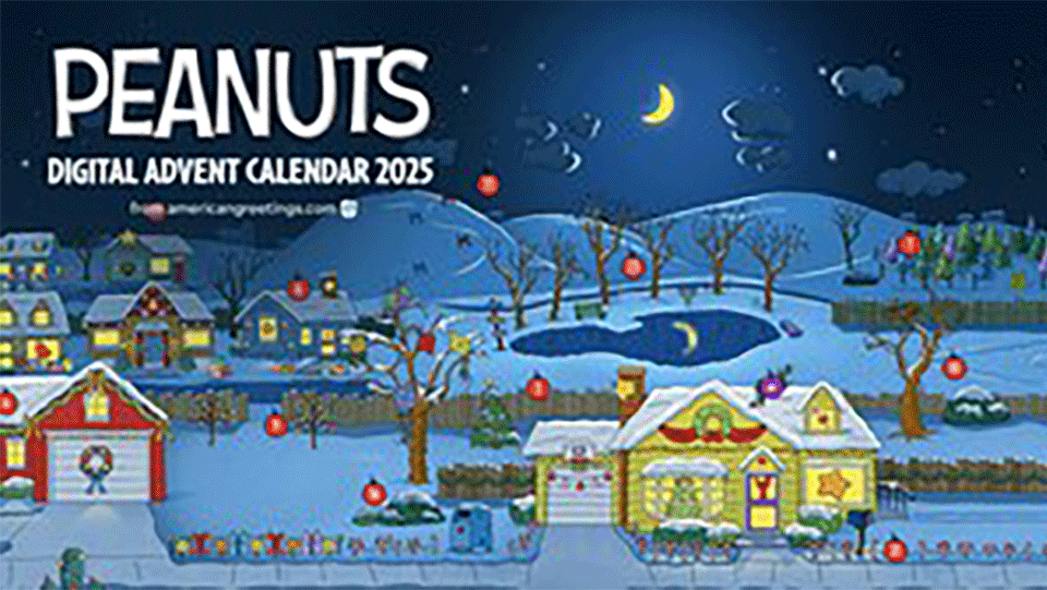American Greetings Launches First-Ever Peanuts Digital Advent